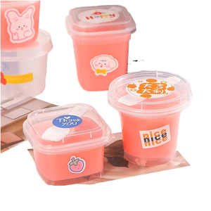 ถ้วยพุดดิ้งพลาสติกใสแบบใช้แล้วทิ้งยี่ห้อ YINGCHENG ขนาด 80 มม. ฝาสองชั้น 4 ออนซ์ สำหรับใส่เยลลี่และของหวาน - Product Image 1