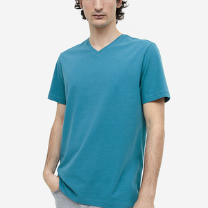 Camiseta 100% de algodón de alta calidad para hombre, con cuello redondo Camiseta holgada, transpirable, ecológica, de secado rápido, personalizable, venta - Product Image 5