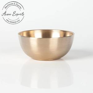 Nouveau Design petit bol de service en laiton artisanal avec finition en or brossé utilisé pour servir la soupe et les Desserts - Product Image 1