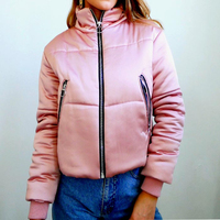 Veste matelassée brillante d'hiver pour homme, coupe-vent, épaisse, à capuche zippée, personnalisée par le fabricant