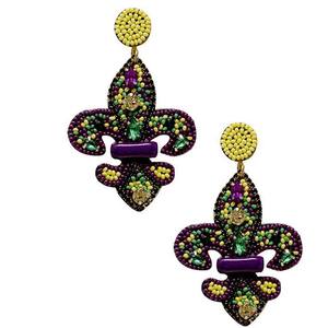Pendientes de Cuentas Múltiples Hechos a Mano para Mujer, Joyería Festiva para Fiestas a Precio de Mayoreo - Product Image 5