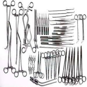 Juego de 52 piezas de cirugía vascular Juego de instrumentos quirúrgicos médicos quirúrgicos - Product Image 2