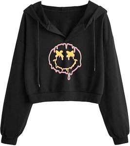 เสื้อครอปฮู้ดดี้แขนยาวสุดฮิตปี 2024 คุณภาพสูง ผลิตตามสั่ง ผ้าถักมีซับใน ปักลาย  สำหรับฤดูหนาว - Product Image 5