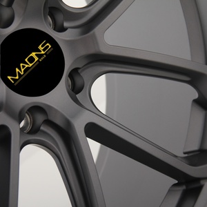 Llantas deportivas de aleación de aluminio para coche al por mayor Wheelshome 21 22 pulgadas 5X130 ruedas forjadas en negro bronce satinado para Porsche Cayenne - Product Image 6