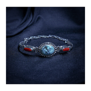 สร้อยข้อมือเงินสเตอร์ลิง925สร้อยข้อมือแฟชั่นปรับได้เหมาะสำหรับผู้หญิงที่ดูมีสไตล์และเป็นของขวัญ - Product Image 4