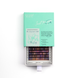 Barquettes de cils en vison, cils volumineux, mélange de couleurs de cils, extensions de cils en vison, vente en gros avec logo personnalisé - Product Image 1