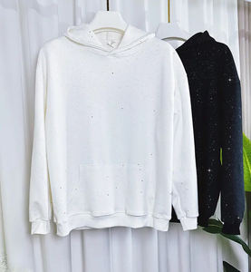 Logotipo personalizado Material de algodón Hombres Impresión personalizada Fábrica al por mayor Las mejores sudaderas con capucha en blanco Sudaderas con capucha de gran tamaño lisas Sudadera con capucha de la mejor calidad - Product Image 3