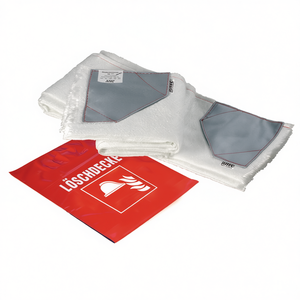 Manta Ignífuga de Tela de Fibra de Vidrio E-Glass JUTEC DIN EN 1869:1997 L1800xW1600mm, Equipo de Seguridad y Supervivencia Texturizado - Product Image 3