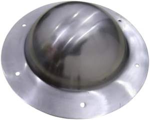 Bouclier médiéval antique en métal, petit embout de bouclier pour boucliers vikings, forgé à la main, armure de combat polie - Product Image 1