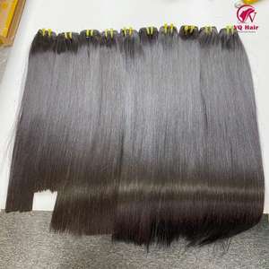 ผมแท้สีดำยาว6 "-32" สำหรับต่อผมตรงกระดูกไม่ผ่านกระบวนการ100% - Product Image 5