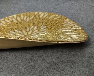 Luxury Eco-Friendly <b>Placemat</b> and Pads with Embroidery Design <b>for</b> Home Wedding Party <b>Table</b> Decor - Product Image 1