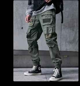 Pantalones de chándal de algodón XXL para hombre, logotipo personalizado, gimnasio, entrenamiento, Fitness, pantalones deportivos, Joggers, ropa de calle, sublimación informal, cantidad de impresión - Product Image 5