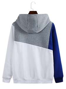 Sudadera con capucha para hombre, de invierno, color sólido, 100% algodón, forro polar, diseño personalizado, calidad premium, ropa urbana, transpirable. - Product Image 6