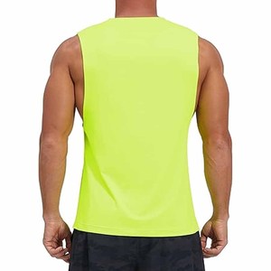 Débardeur pour homme à logo personnalisé, coupe ajustée, design moderne, sans manches, pour l'entraînement, 100% coton - Product Image 6