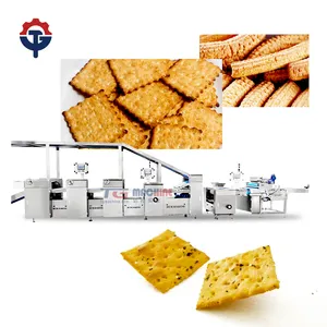 Full Auto Oreo Biscuit Making Production Line Small Size With Chocolate Machine