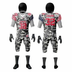 Vêtements de football américain pour jeunes de haute qualité Pantalon rembourré avec logo personnalisé Ensemble d'uniformes respirants prêts pour le jeu Conception imprimée par sublimation - Product Image 1