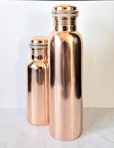 High Quality Best Artisans Handmade Hand Hammered Pure Copper Eco-Friendly <b>Large</b> Capacity <b>Water</b> <b>Bottle</b> | Modern Copper Drinking - Product Image 6