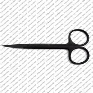 Tijeras IRIS de Acero Inoxidable Alemán, Longitud 4.5 Pulgadas, Punta 11.5 cm, Curvas, Dentadas, Instrumentos Quirúrgicos y Dentales de Precisión, CE - Product Image 2