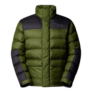 Chaqueta Bomber de Moda para Hombre 2026, Chaqueta de Invierno de Lona Extra Grande, Cierre de Cremallera, Bordado de Piel de Vaca, Logotipo Personalizado - Product Image 1