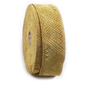 Regimental Gold Trim Lace Braid Galon 20 mm Lace Uniform Decoration Trenzas de encaje francés para la venta - Product Image 6