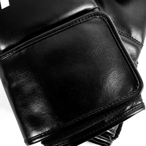 High Quality Genuine Cowhide Leather Fly Boxing <b>Gloves</b> Custom Made Full <b>Black</b> <b>Lace</b> up Competition <b>Gloves</b> Muay Thai Training - Product Image 4