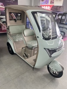 รถสามล้อไฟฟ้าแบบเอนนอน 1000 วัตต์ พร้อมมอเตอร์ดุมล้อหลัง แบตเตอรี่ 60 โวลต์ ตัวถังเปิด รับผู้โดยสารได้ 3 คน พร้อมตะแกรงท้าย - Product Image 5