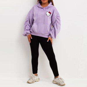 OEM Vente en gros de sweats à capuche de haute qualité pour femmes sweats à capuche surdimensionnés en coton épais avec logo personnalisé à l'avant pour l'hiver - Product Image 2