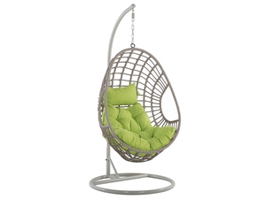 Hamaca colgante doble de ratán para jardín, patio al aire libre para 2 personas, silla Columpio de huevo de mimbre - Product Image 3