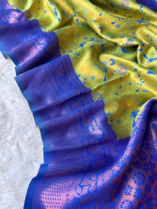 ชุดส่าหรีคอตตอนสไตล์อินเดียดั้งเดิมคุณภาพสูงดีไซน์ใหม่ - Product Image 6