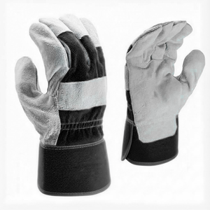 Guantes de Seguridad de Cuero Vacuno Resistentes para Soldadura, Resistentes al Calor y a los Cortes, Guantes de Protección Industrial para Trabajo - Product Image 3