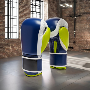 Gants de boxe 6oz, gants d'entraînement professionnels MMA pour enfants, en cuir PU imperméable, fermeture à boucle et à scratch au poignet - Product Image 5