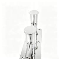 Bollard double croisé 5T-25T en acier inoxydable AISI 316 de qualité marine, matériel nautique pour bateaux et yachts, directement de l'usine