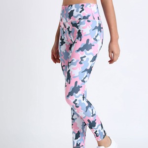 Mallas de cintura alta para mujer, pantalones de Yoga de compresión a prueba de sentadillas sin costuras para entrenamiento físico, entrenamiento de gimnasio para correr - Product Image 3