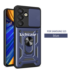 Lichicase เคสฝาปิดเลนส์แบบเลื่อนได้กันแรงโน้มถ่วง, เคสโทรศัพท์ขาตั้งสำหรับ <span class=keywords><strong>Samsung</strong></span> S26 PLUS เคสหุ้มเกราะ - Product Image 1