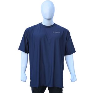 เสื้อยืดออกกำลังกายสีกรมท่าพลัสเสื้อยืดออกกำลังกายฟิตเนสสำหรับนักกีฬาฟิตเนส - Product Image 1