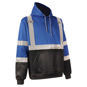 Sudadera con Capucha de Seguridad Reflectante de Alta Calidad para Hombre, Ropa de Trabajo de Seguridad, Sudadera con Capucha de Manga Larga para Construcción - Product Image 5