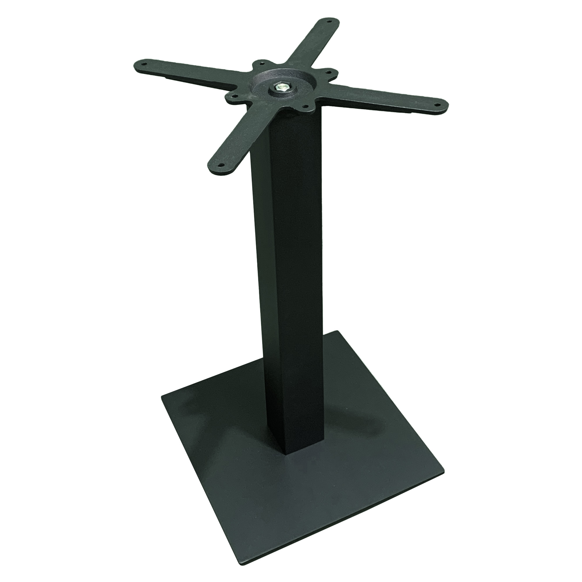 Cuadrado de hierro negro (40x40 cm, altura 75 cm)