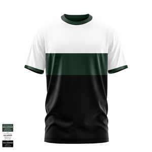 เสื้อเจอร์ซีย์ผ้าฝ้าย100% เสื้อยืดสำหรับผู้ชายเสื้อยืดแขนสั้นแขนซ้ายป้องกันการเกิดขนแบบระบายอากาศผลิตจากเวียดนาม - Product Image 3