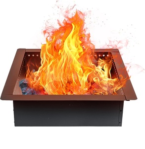 Vient de lancer le foyer pour l'extérieur de la cour, du patio, du jardin et de la terrasse avec support pour barbecue, couverture de pluie, dessus d'étincelle et métal pour poker - Product Image 3