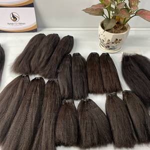 8 pulgadas 32 pulgadas de alta calidad rizado recto Color Natural brasileño cutícula alineada virgen cabello humano crudo paquete onda Natural - Product Image 1