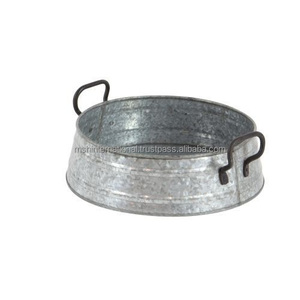 Plateaux de rangement en métal galvanisé Art Déco en forme de fleur avec poignées, écologiques, à fixer sur la porte, décoration intérieure de cuisine, design durable - Product Image 6