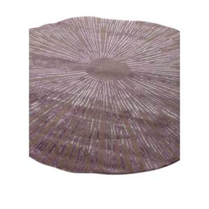 Alfombra Caliedo Rosa y Morado, Hecha a Mano con Lana y Viscosa, Diseño Abstracto, Forma Rectangular, para Hogar y Pasillo, Tamaño 9x12, para Adolescentes - Product Image 2