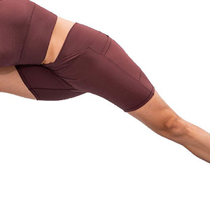 ชุดออกกำลังกายเอวสูงสำหรับผู้หญิงชุดเล่นโยคะแบบสั้นชุดเล่นฟิตเนสเล่นกีฬา - Product Image 4