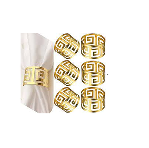 Ensembles de ronds de serviette en laiton, porte-serviettes de noël pour taille personnalisée, prix bon marché et produit Offre Spéciale - Product Image 4