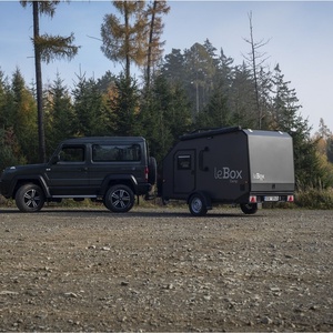 Remolque Multiusos para Campamento con Almacenamiento para Motocicleta, Remolque Compacto de Aventura para Transporte de SUV y Motocicleta Todoterreno - Product Image 2