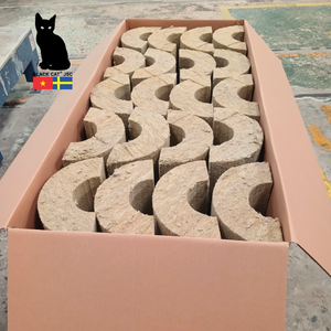 Matériaux d'isolation pour tuyaux en laine de roche ignifuge, prix de l'isolation pour tuyaux en laine de roche, laine minérale, taille et épaisseur personnalisables - Product Image 4