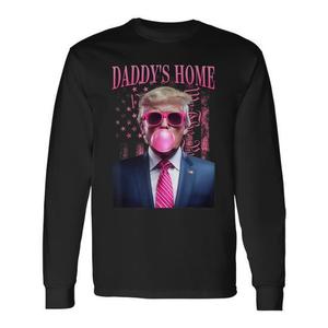 <b>Pink</b> Bubble Gum <b>Long</b> <b>Sleeve</b> T Shirt for Adults Unisex Crew Neck Cotton Casual Promotional <b>Top</b> - Product Image 1