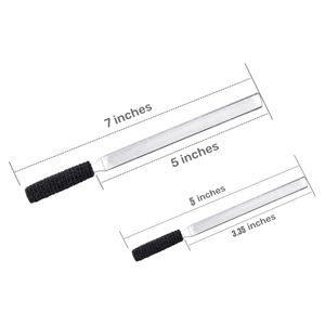 Juego de limas de uñas de alta calidad, manijas de plástico de Color negro, acero inoxidable, juego de limas de uñas para manicura y pedicura - Product Image 4