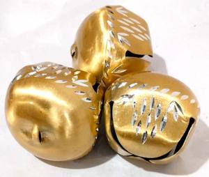 Modern 65mm Gold Plated <b>Christmas</b> Holiday Decoration Sculpture Polished Aluminium Chillali Metal Crafts From <b>China</b> - Product Image 5
