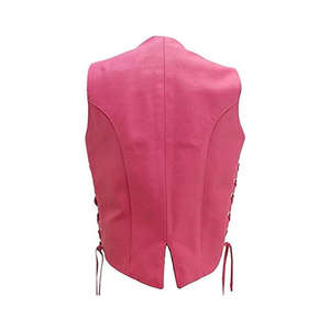 Chaleco de cuero transpirable recién llegado para hombre, chaleco informal para motocicleta, chaleco de cuero de vaca para motocicleta, cómodo OEM de alta calidad - Product Image 3